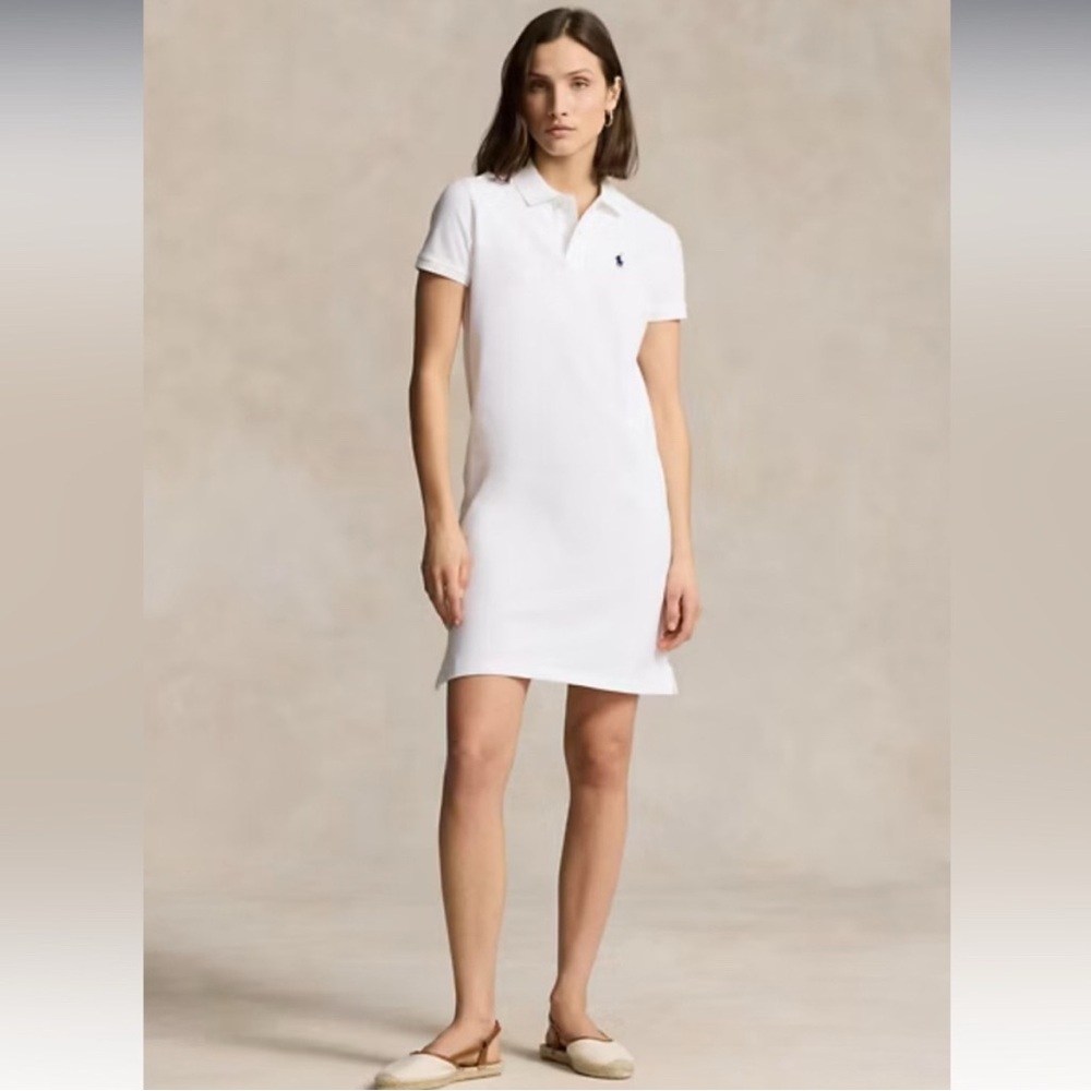 Polo Ralph Lauren White Mesh Mini Polo Dress XS | Classic Preppy Chic